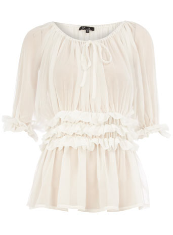 Dorothy Perkins White gypsy blouse DP65000513