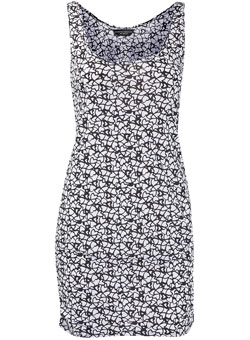 Dorothy Perkins White heart pleat side tunic