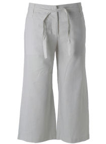 Dorothy Perkins White linen crops