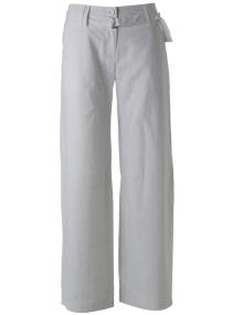 Dorothy Perkins White linen trousers