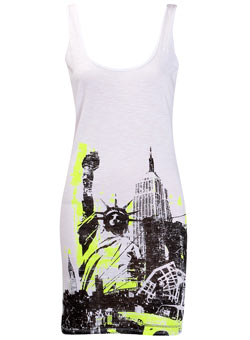 Dorothy Perkins White New York vest