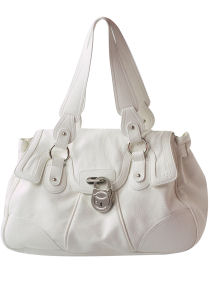 Dorothy Perkins White padlock bag
