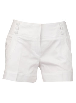 Dorothy Perkins White twill shorts