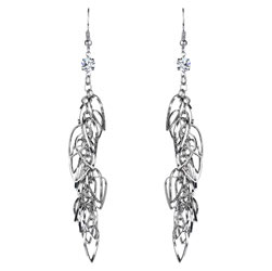 Dorothy Perkins Wire drop cluster earrings