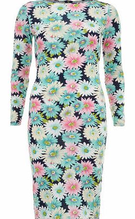 Womens Alice & You Daisy Print Bodycon Dress-