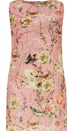 Womens Alice & You Floral Bird Print Shift