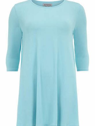 Womens Alice & You Light Blue Swing dress- Blue