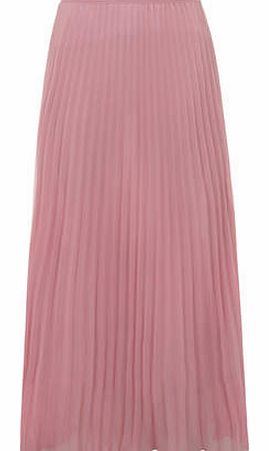 Womens Alice & You Light Pink Pleated Maxi