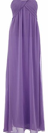 Womens Alice & You Lilac ruched bandeau maxi