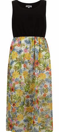 Womens Alice & You Petite Contrast Floral Maxi