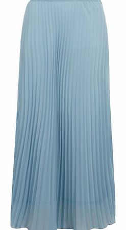 Womens Alice & You Petite Light Blue Pleated