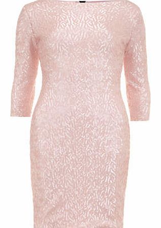 Womens Alice  You Pink Sequin Midi Dress- Pink