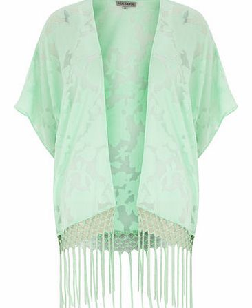 Womens Alice & You Sun Mint Burnout Tassle