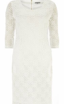 Womens Alice & You Tall Cream Midi Lace Dress-