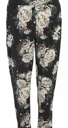 Dorothy Perkins Womens All About Rose Satin Joggers- Fl Multi