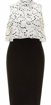 Dorothy Perkins Womens Amy Childs Remy Shirt Top Bodycon Dress-