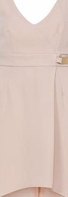 Dorothy Perkins Womens Another Label V-neck Buckle Dress- Pink