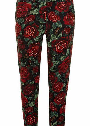 Dorothy Perkins Womens AX Paris Black floral print trousers-