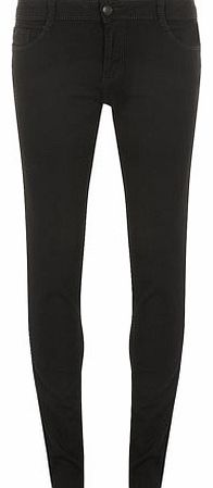 Dorothy Perkins Womens Bailey Black super skinny jeans- Black