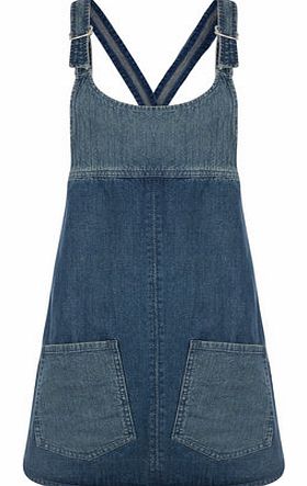 Dorothy Perkins Womens Bellfield Denim jaquard a-line dress-