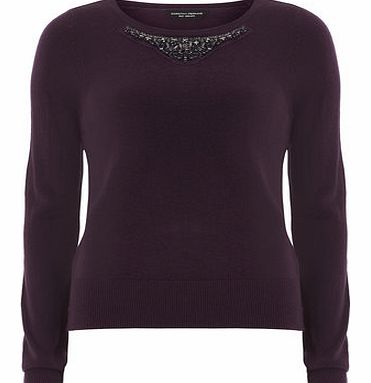 Dorothy Perkins Womens Berry Red Cashmillon Jumper- Red DP55147400
