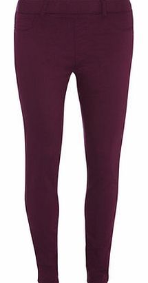 Dorothy Perkins Womens Berry Red ``Eden`` Jeggings- Red DP70308888