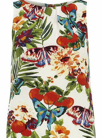Dorothy Perkins Womens Billie and Blossom Butterfly Sleeveless