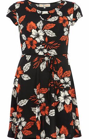 Womens Billie and Blossom Orange Slinky Tunic-