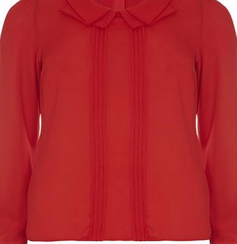 Dorothy Perkins Womens Billie and Blossom Red Long Sleeve Collar