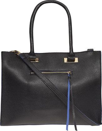 Dorothy Perkins, 1134[^]262015000711764 Womens Black and blue soft tote bag- Blue