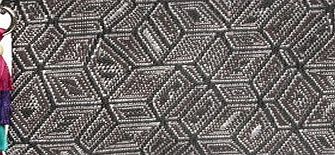 Dorothy Perkins Womens Black and white aztec clutch bag- Black