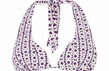 Dorothy Perkins Womens Black and White Geo Moulded Triangle