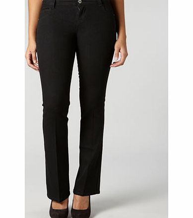 Womens Black bootcut jeans- Black DP70177201