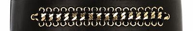 Dorothy Perkins Womens Black Chain Detail Waist Belt- Black