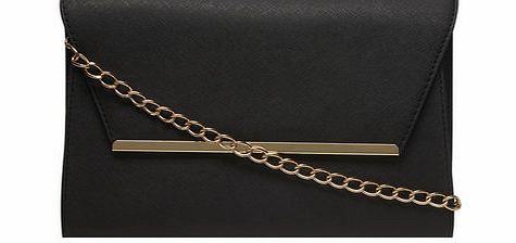 Dorothy Perkins Womens Black chain shoulder bag- Black DP18400801