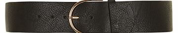 Dorothy Perkins Womens Black Clean Wide Waist belt- Black