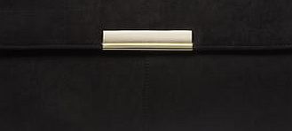 Dorothy Perkins Womens Black colour tab clutch bag- Black