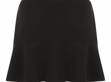 Dorothy Perkins Womens Black Crepe Flippy Skirt- Black DP66804001