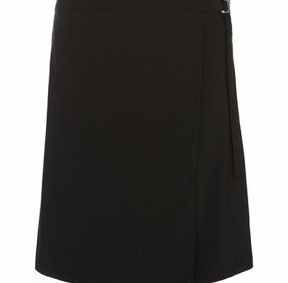 Dorothy Perkins Womens Black D-ring skirt- Black DP14589330