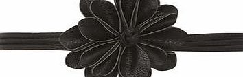 Dorothy Perkins Womens Black Flower Corsage Waist- Black