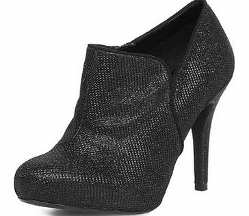 Dorothy Perkins Womens Black glitter shoe boots- Black DP22258001