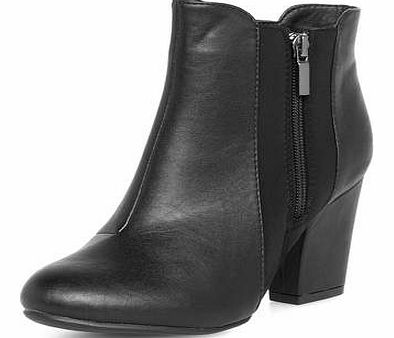 Dorothy Perkins Womens Black heeled ankle boots- Black DP22236810