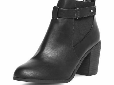 Dorothy Perkins Womens Black heeled ankle boots- Black DP22246001