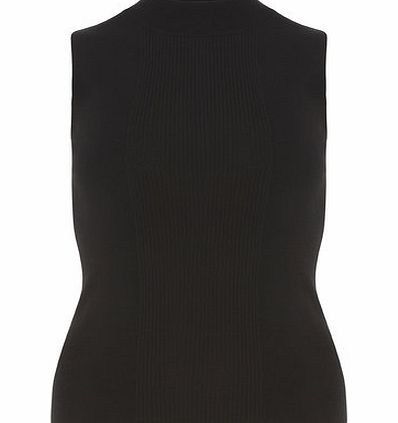 Dorothy Perkins Womens Black High Neck Shell Top- Black DP55319910
