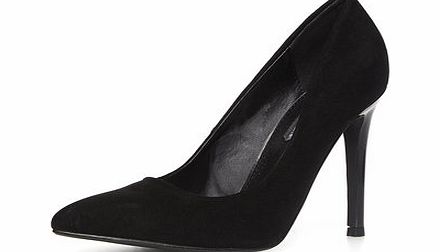 Dorothy Perkins Womens Black high pointed court shoes- Black