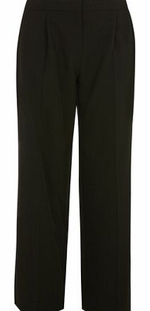Dorothy Perkins Womens Black High-Waisted Wideleg Trousers-