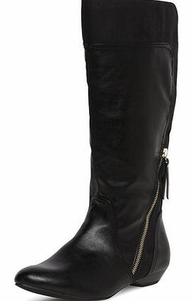 Dorothy Perkins Womens Black knee high boots- Black DP22253901