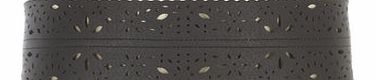 Dorothy Perkins Womens Black Laser Cut Waist Belt- Black