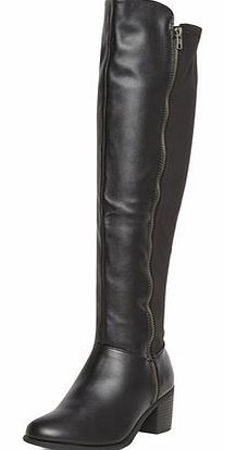 Dorothy Perkins Womens Black over-the-knee boots- Black DP22244001
