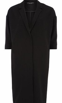 Dorothy Perkins Womens Black Oversized Crepe Jacket- Black